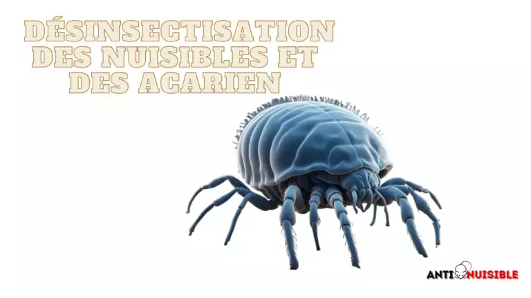 d&eacute;sinsectisation des nuisibles et des acarien