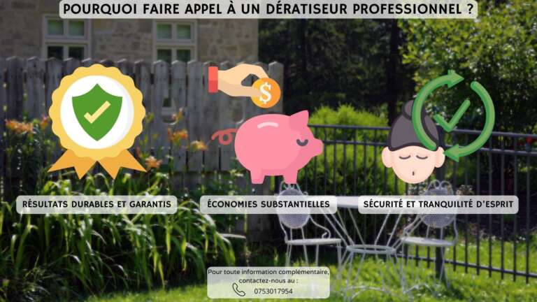 Les avantages &agrave; faire appel &agrave; un d&eacute;ratiseur professionnel
