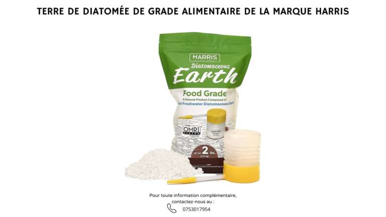 Exemple de terre de diatom&eacute;e de grade alimentaire