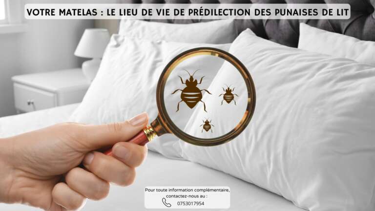 Votre matelas : lieu de pr&eacute;dilection des punaises de lit